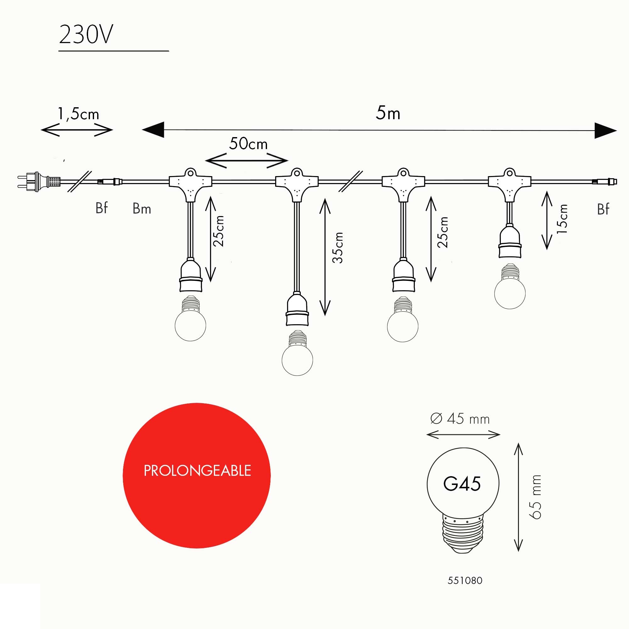 Kit guirlande guinguette Javanaise